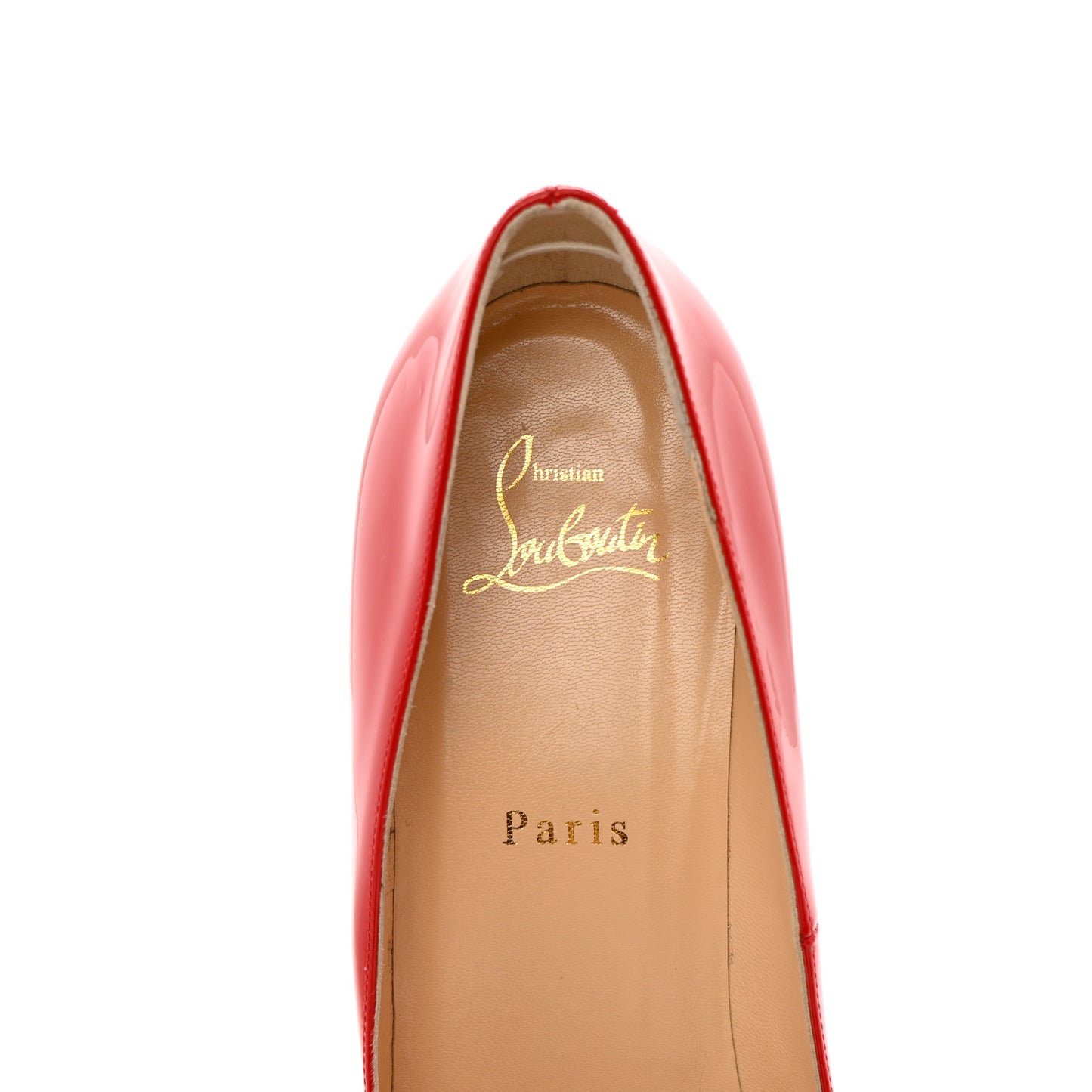 Patent Batignolles 100 Pumps 39.5 Rouge Lipstick