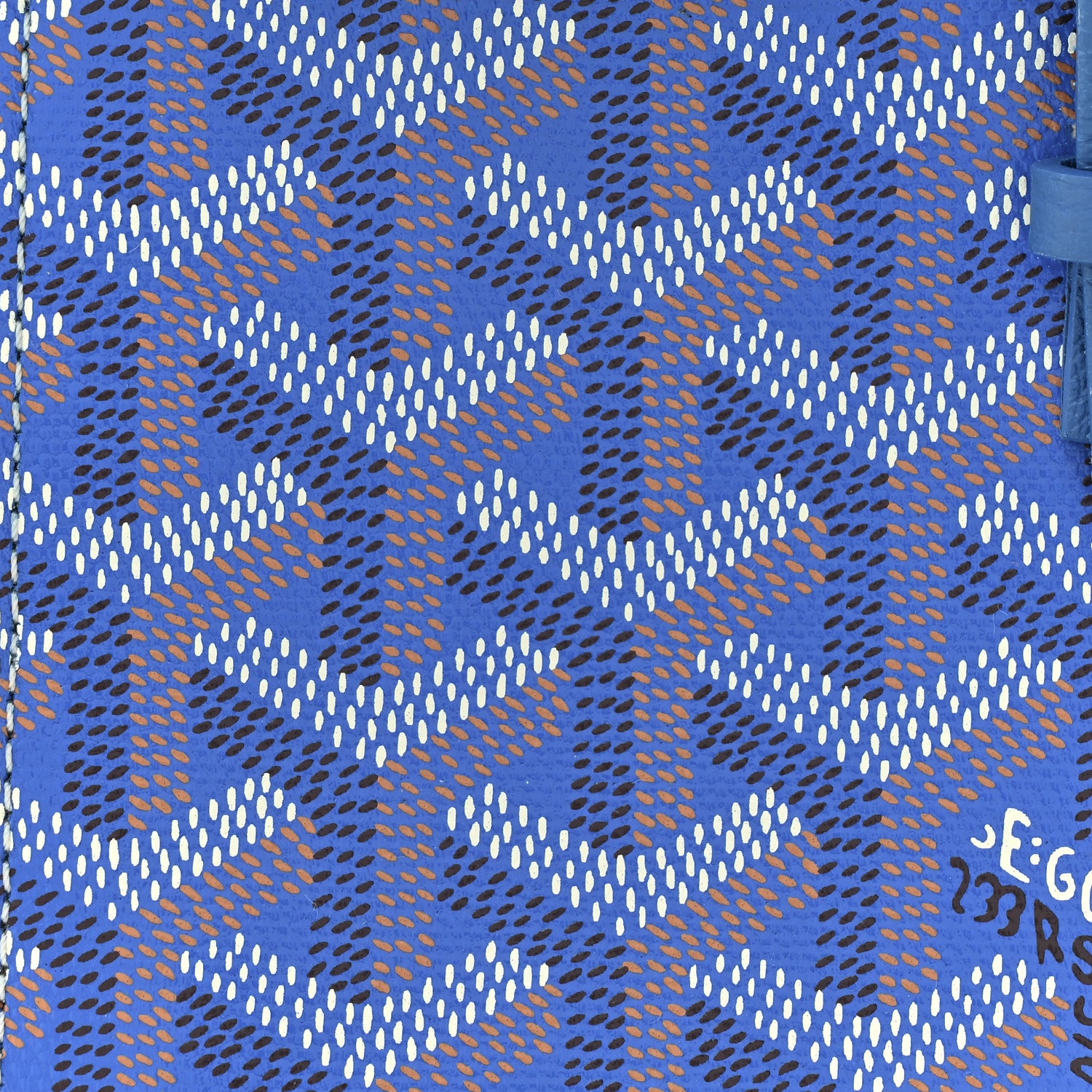 Goyard Goyardine Calfskin Mini Alpin Backpack Sky Blue 7 of 10
