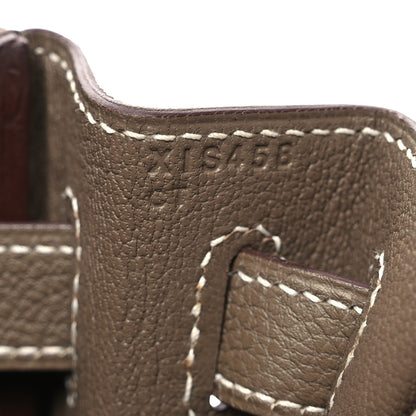 Hermes Togo Kelly Retourne 28 Etoupe 7 of 12