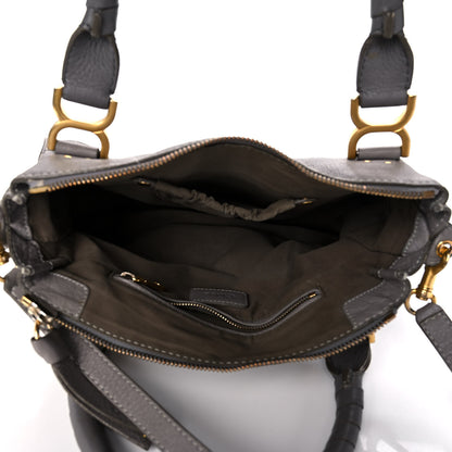 Chloe Calfskin Medium Marcie Satchel Cashmere Grey 5 of 11