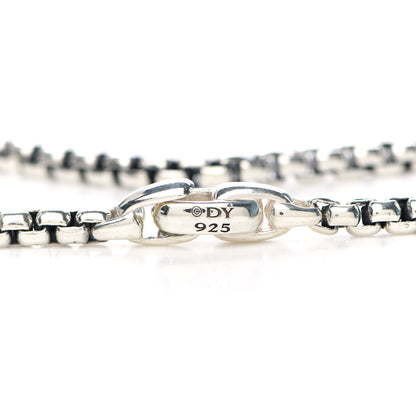 David Yurman Sterling Silver 5mm Box Chain Bracelet 4 of 4