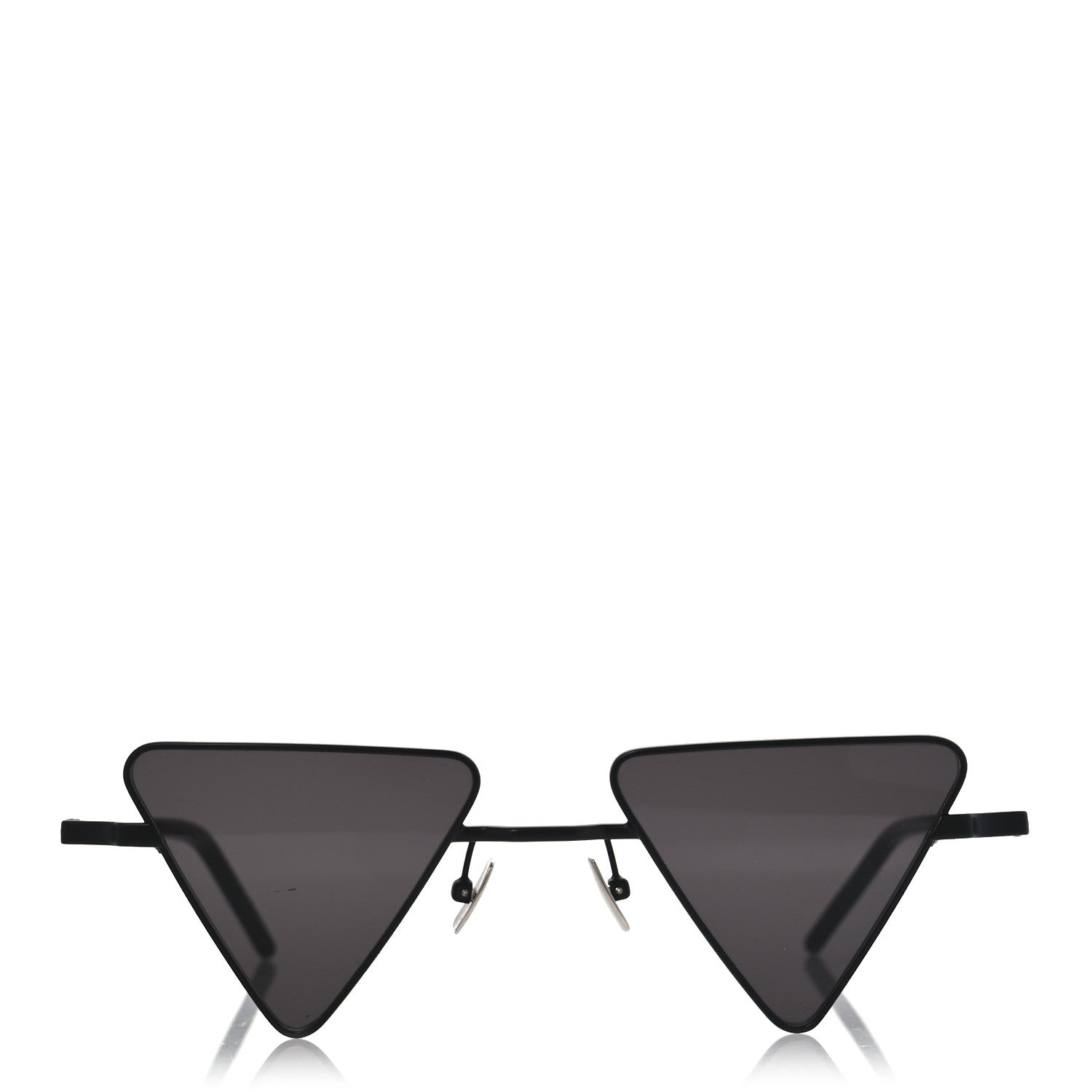 Saint Laurent Metal Triangle Zoe Sunglasses SL300 Black 2 of 7