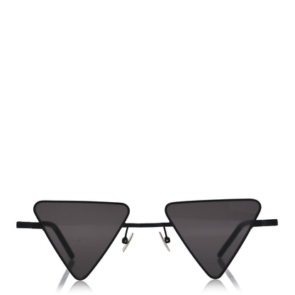 Saint Laurent Metal Triangle Zoe Sunglasses SL300 Black 2 of 7
