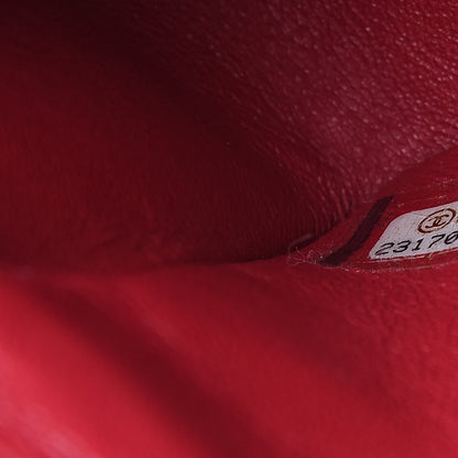 Chanel Lambskin Quilted Mini Rectangular Flap Red 7 of 11