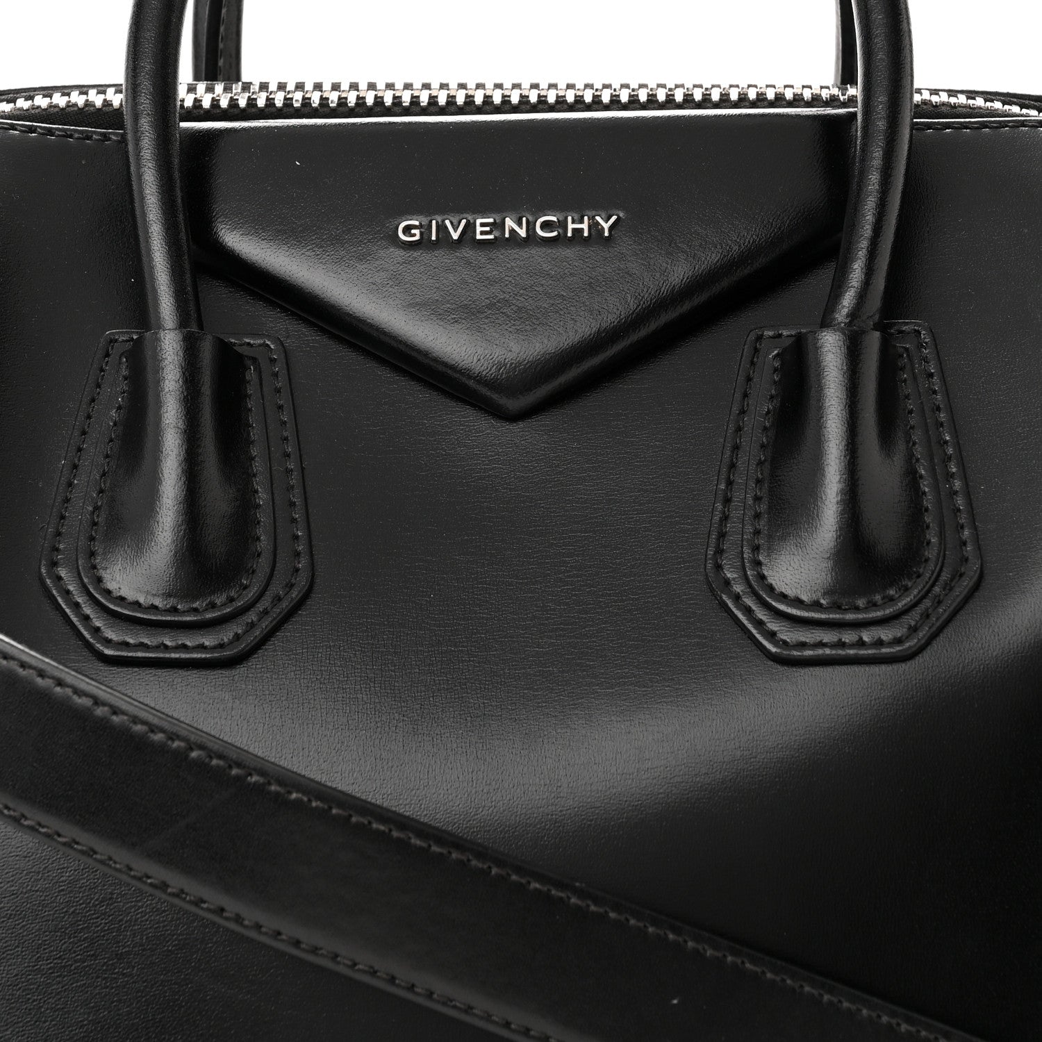 Givenchy Shiny Lord Calfskin Medium Antigona Black 8 of 11
