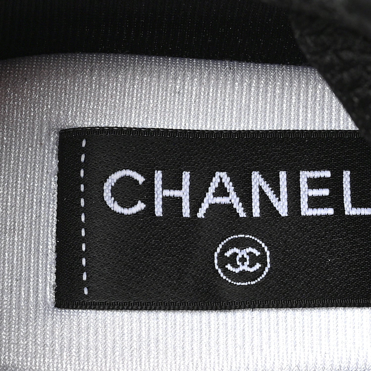 Chanel Braided Raffia Womens CC Sneakers 38 Black 6 of 7