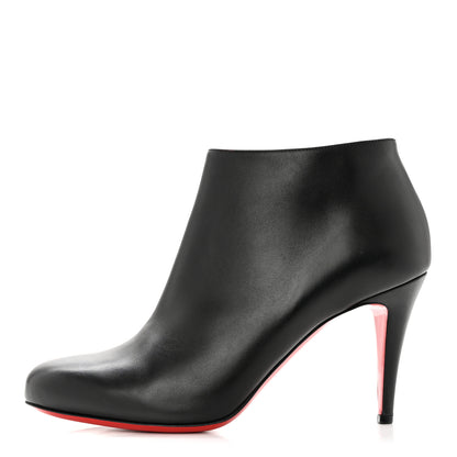 Christian Louboutin Calfskin Belle 85 Ankle Boots 40.5 Black 1 of 8