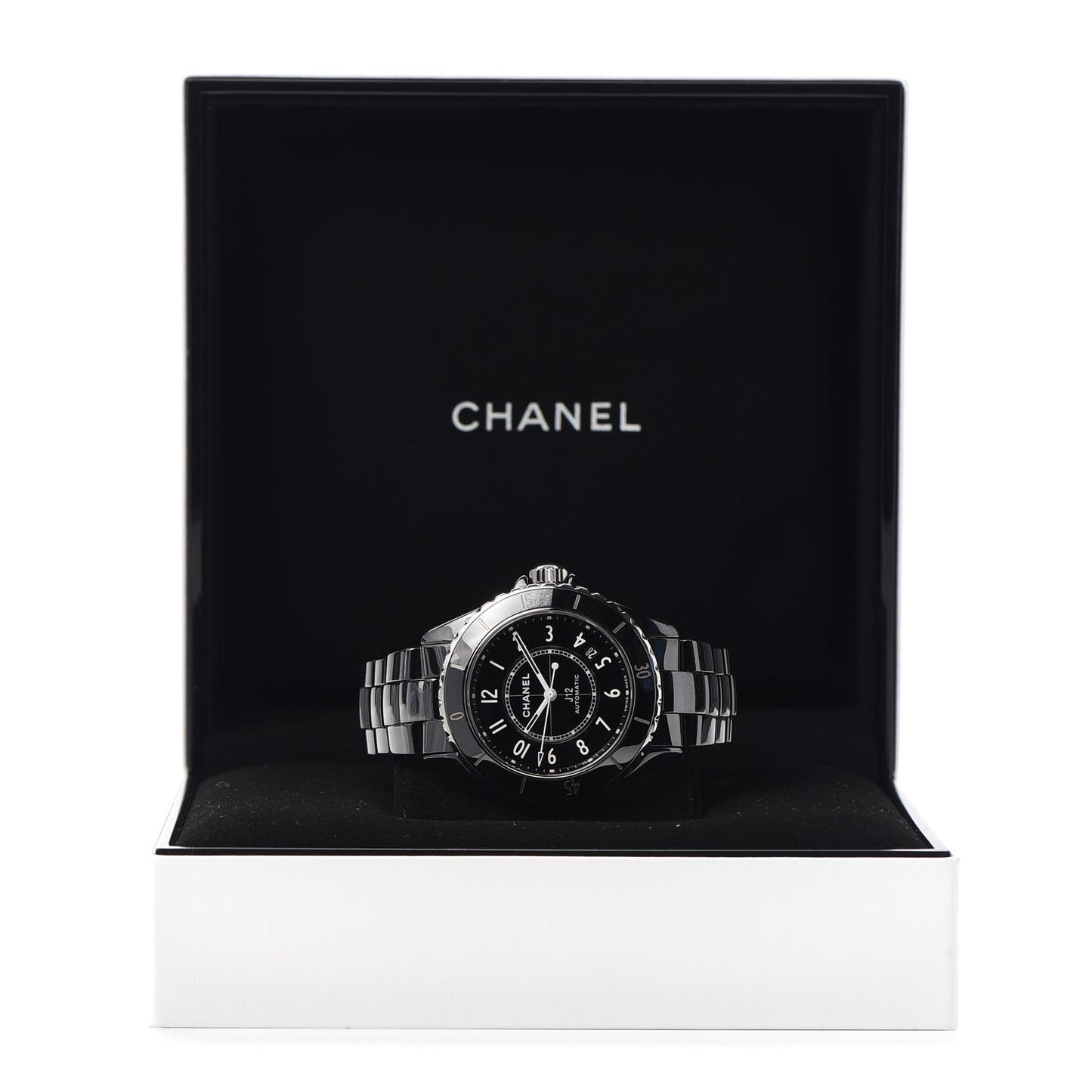 Stainless Steel Ceramic 38mm J12 Automatic Watch Black