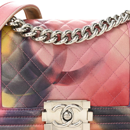Chanel Lambskin Quilted Small Flower Power Boy Flap Multicolor 7 of 12