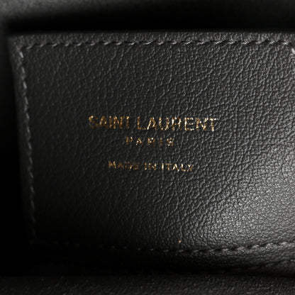 Saint Laurent Calfskin Large Shopping Tote Storm 7 of 11