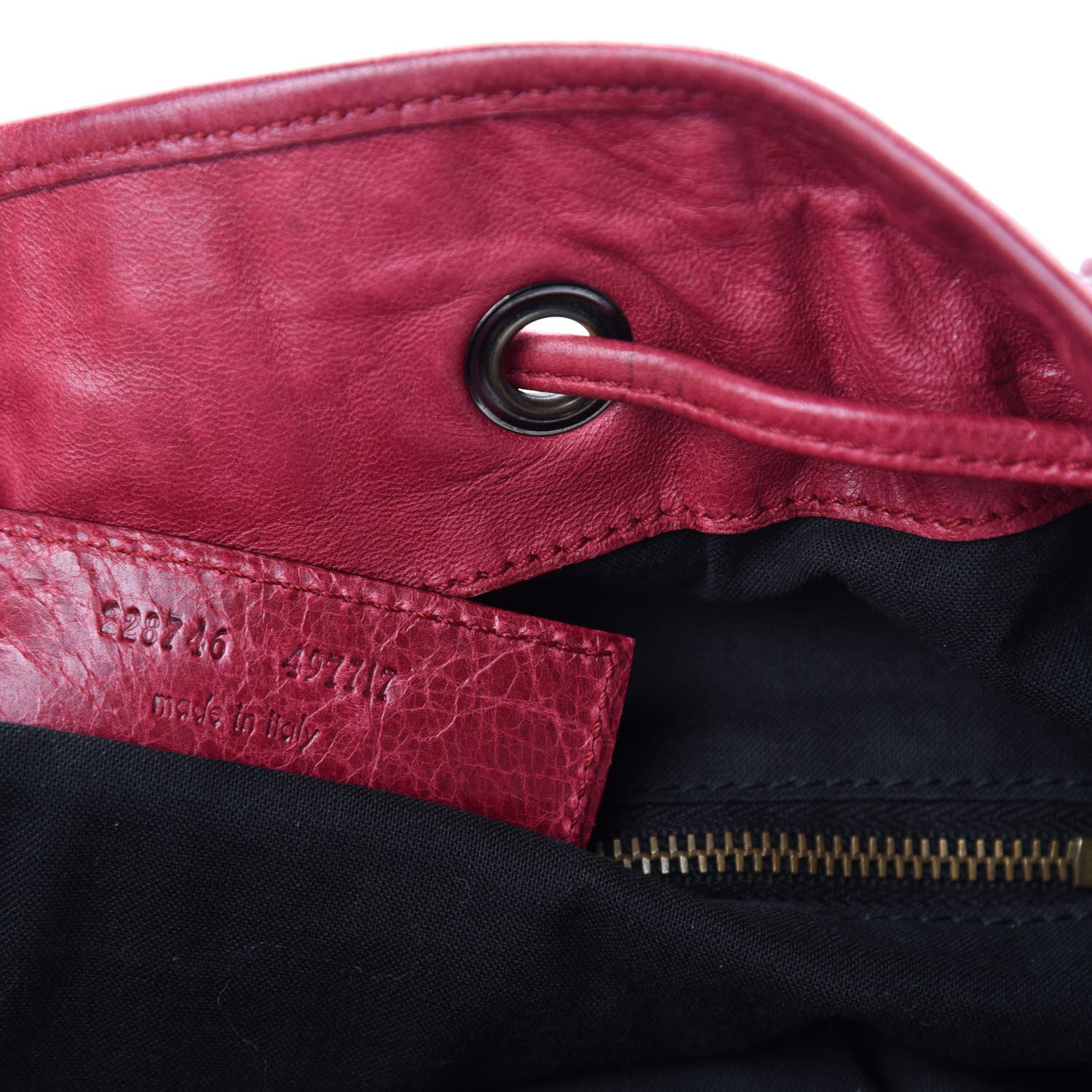 Balenciaga Agneau Classic Hardware Pompon Pourpre 9 of 10