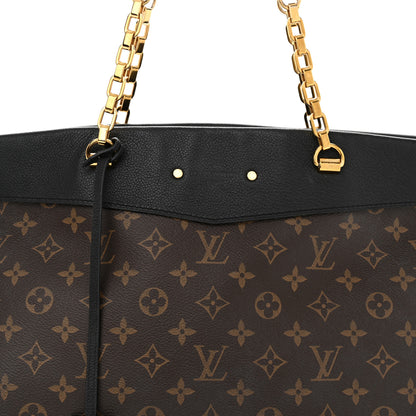 Louis Vuitton Monogram Pallas Shopper Black 8 of 11