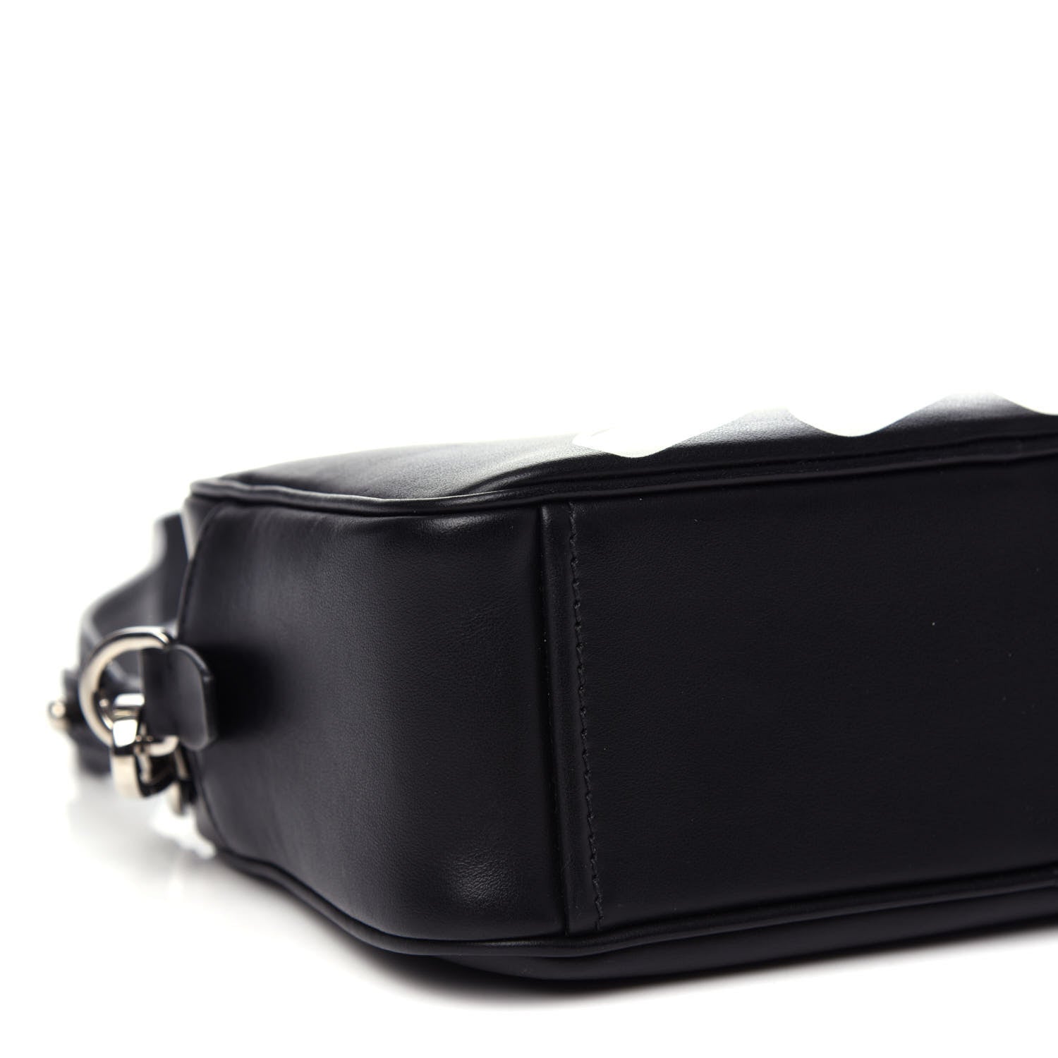 Prada City Calf Banana Print Camera Bag Black Fuchsia 7 of 9