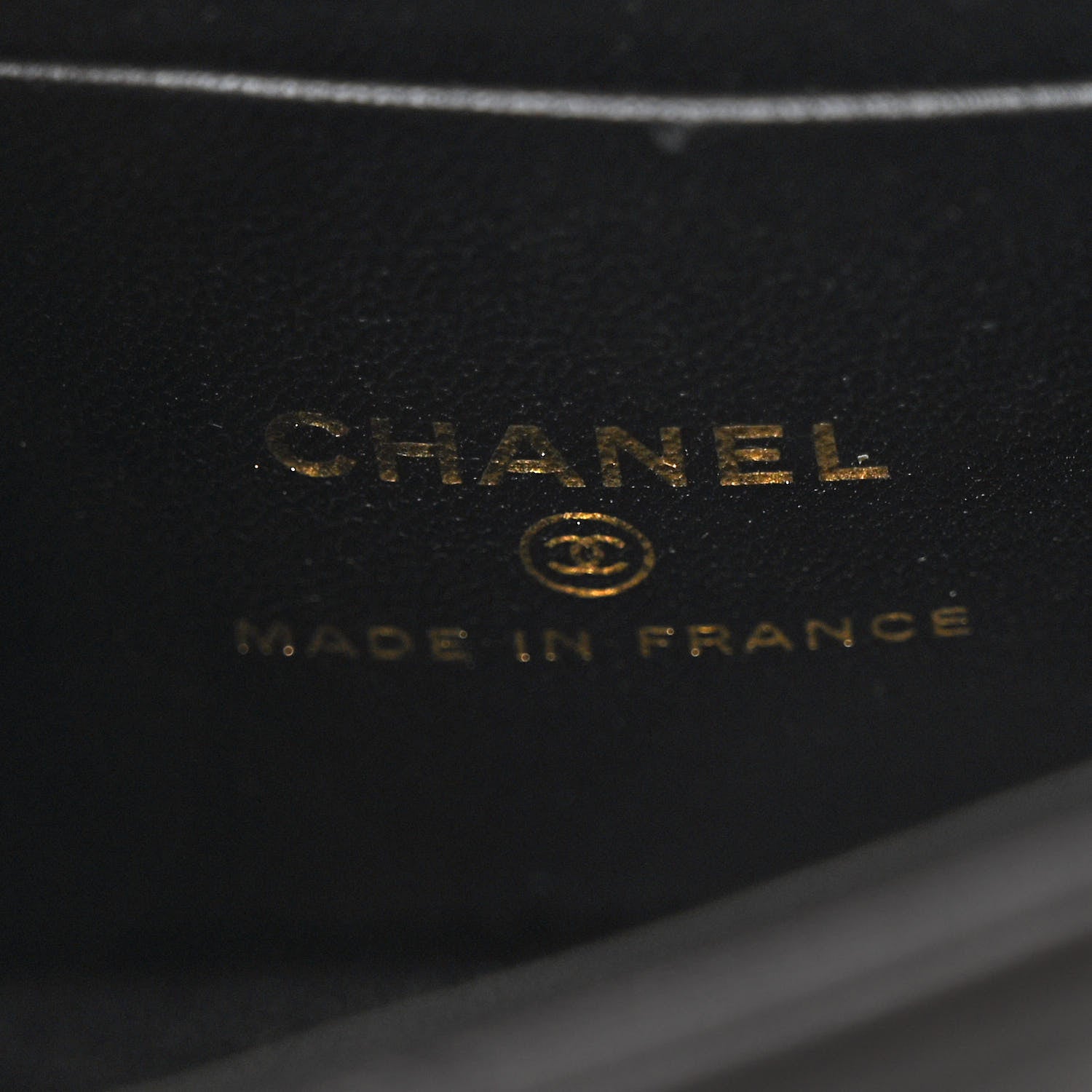 Chanel Lambskin Quilted Top Handle Flap Clutch With Chain Black 6 of 12