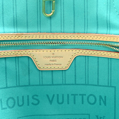 Louis Vuitton Monogram V Neverfull MM Turquoise 6 of 11