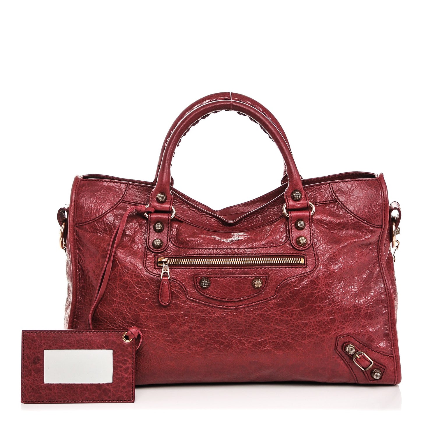 Agneau Giant 12 Rose Gold Hardware City Cassis