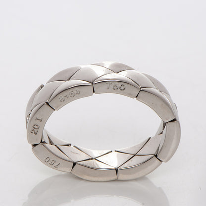 Chanel 18K White Gold Small Coco Crush Ring 6 4 of 5