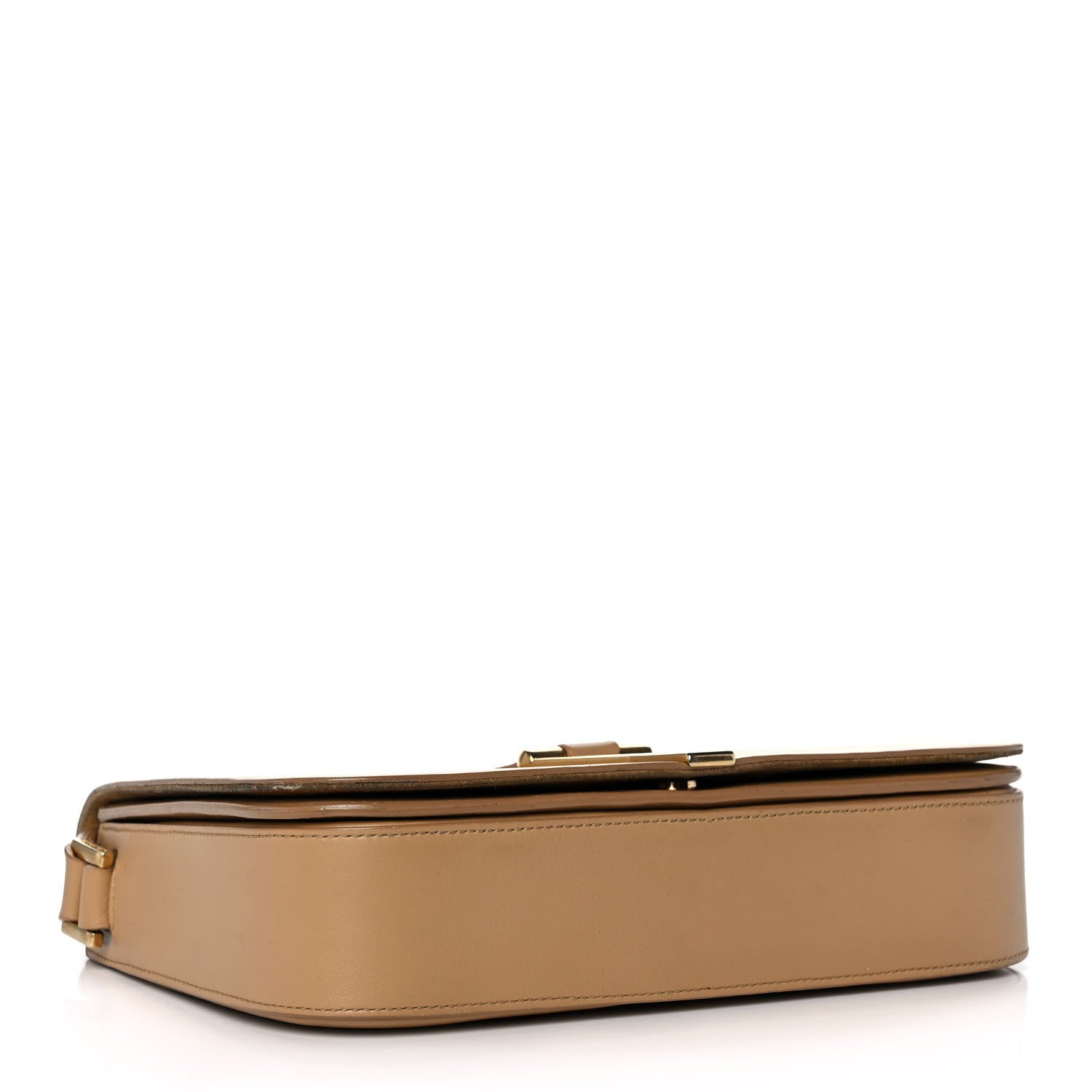 Saint Laurent Calfskin Classic Y Satchel Beige 3 of 17