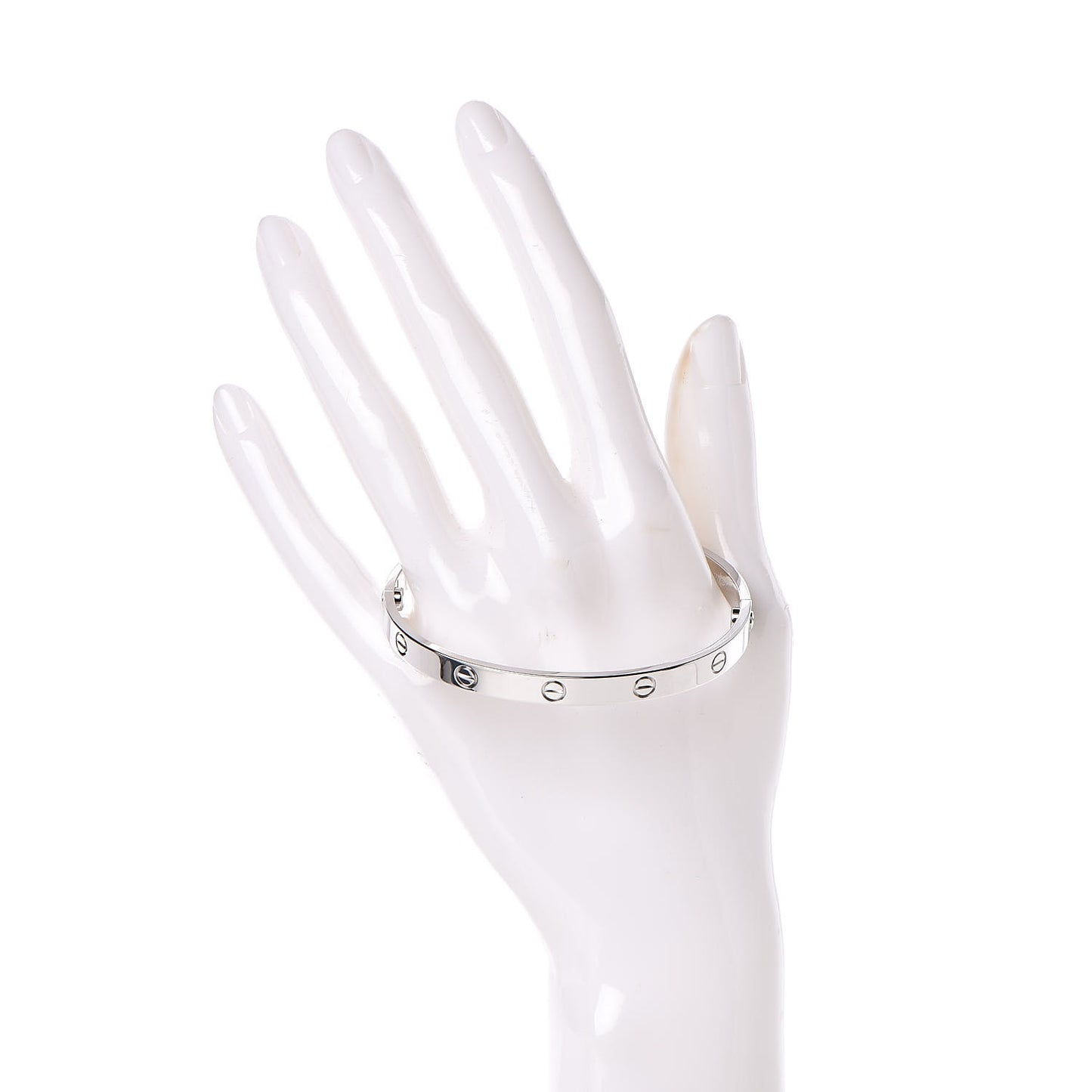 18K White Gold LOVE Bracelet 19