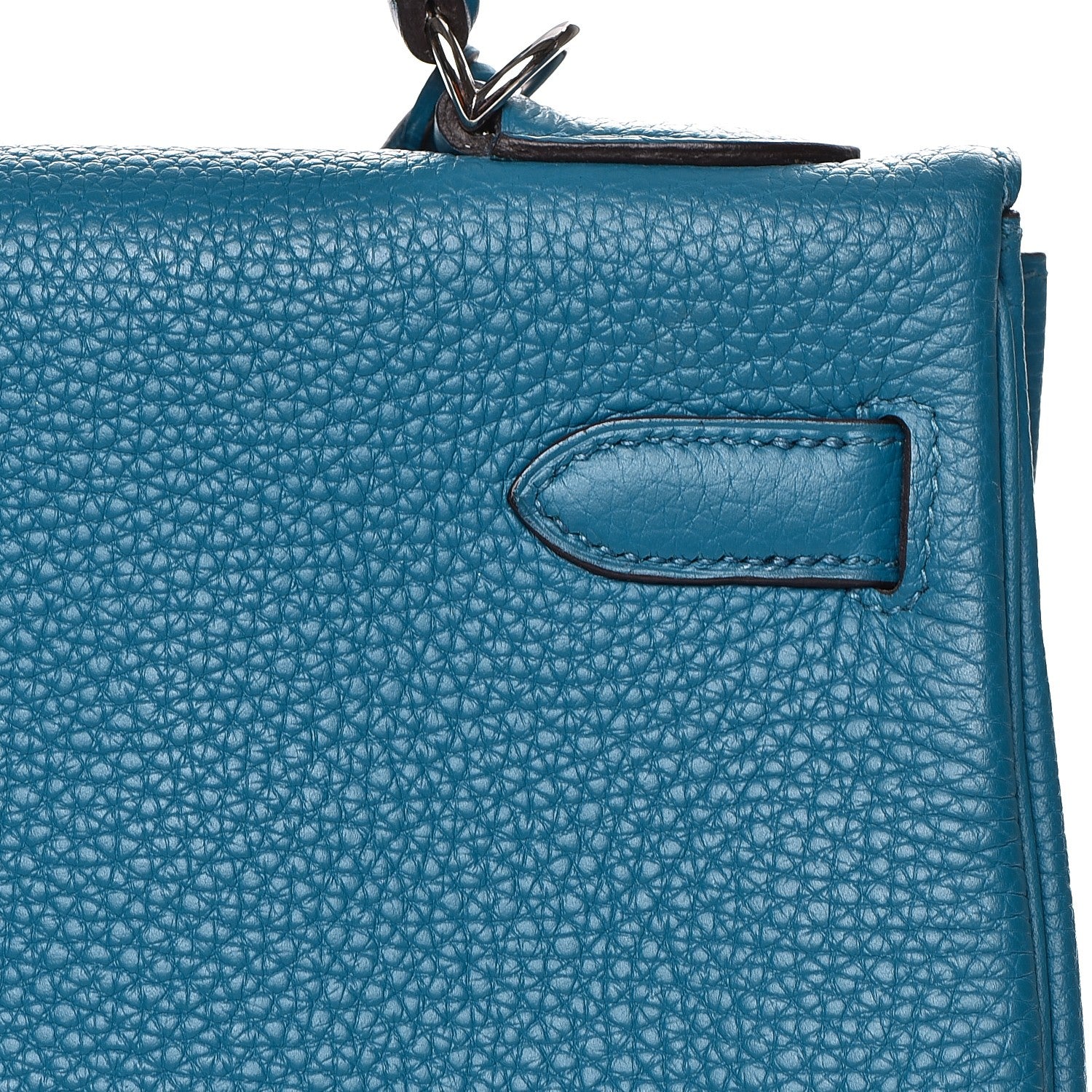 Hermes Togo Kelly Retourne 32 Bleu Izmir 23 of 35