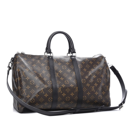Louis Vuitton Monogram Macassar Keepall Bandouliere 45 2 of 10