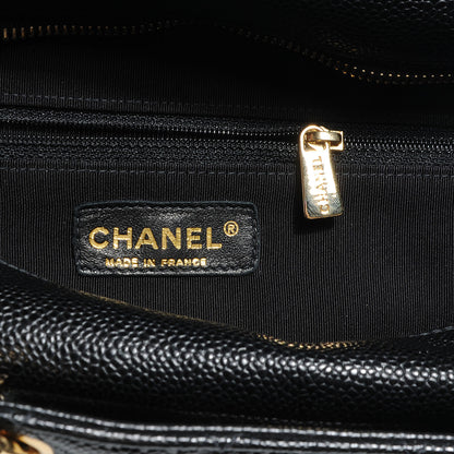 Chanel Caviar Timeless Classic Shopping Tote Black 6 of 7