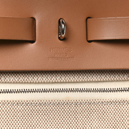 Hermes Vache Hunter Toile Pegase Pop Herbag Zip Retourne 31 PM Capucine 7 of 11
