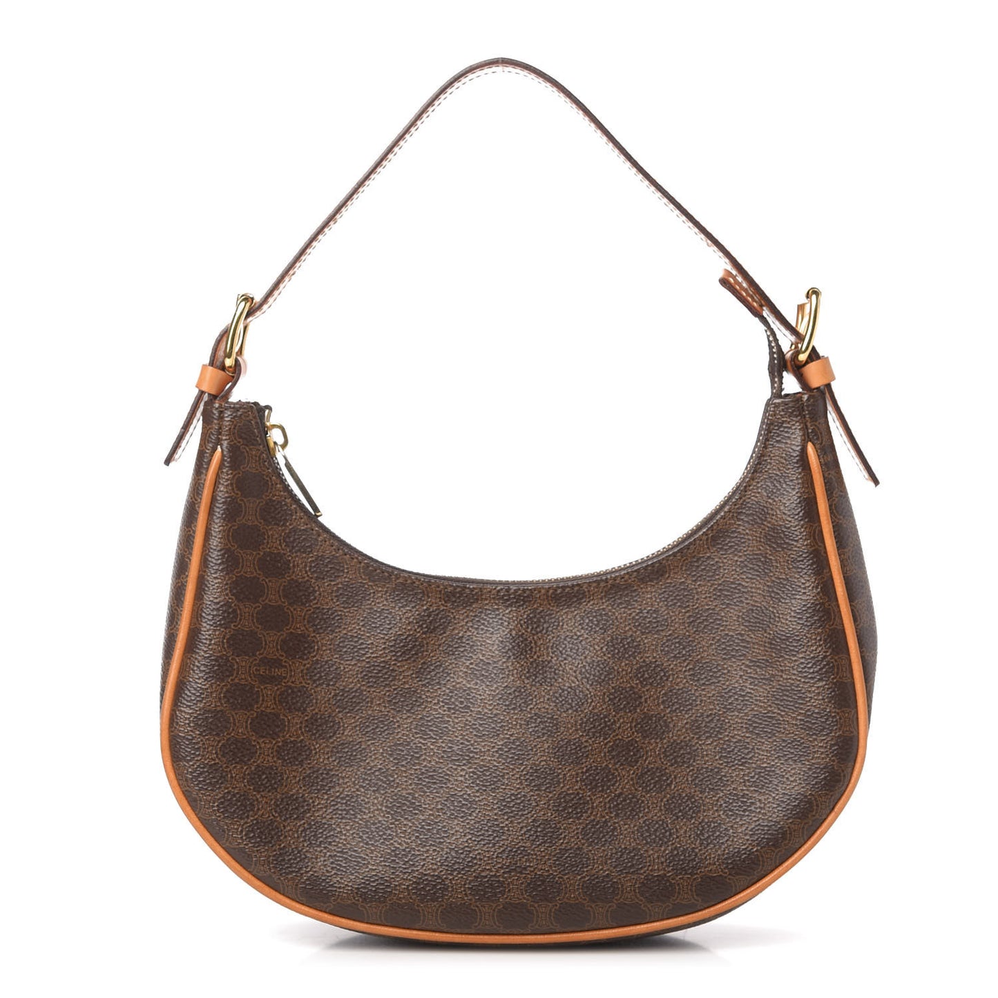 Canvas Calfskin Ava Triomphe Shoulder Bag