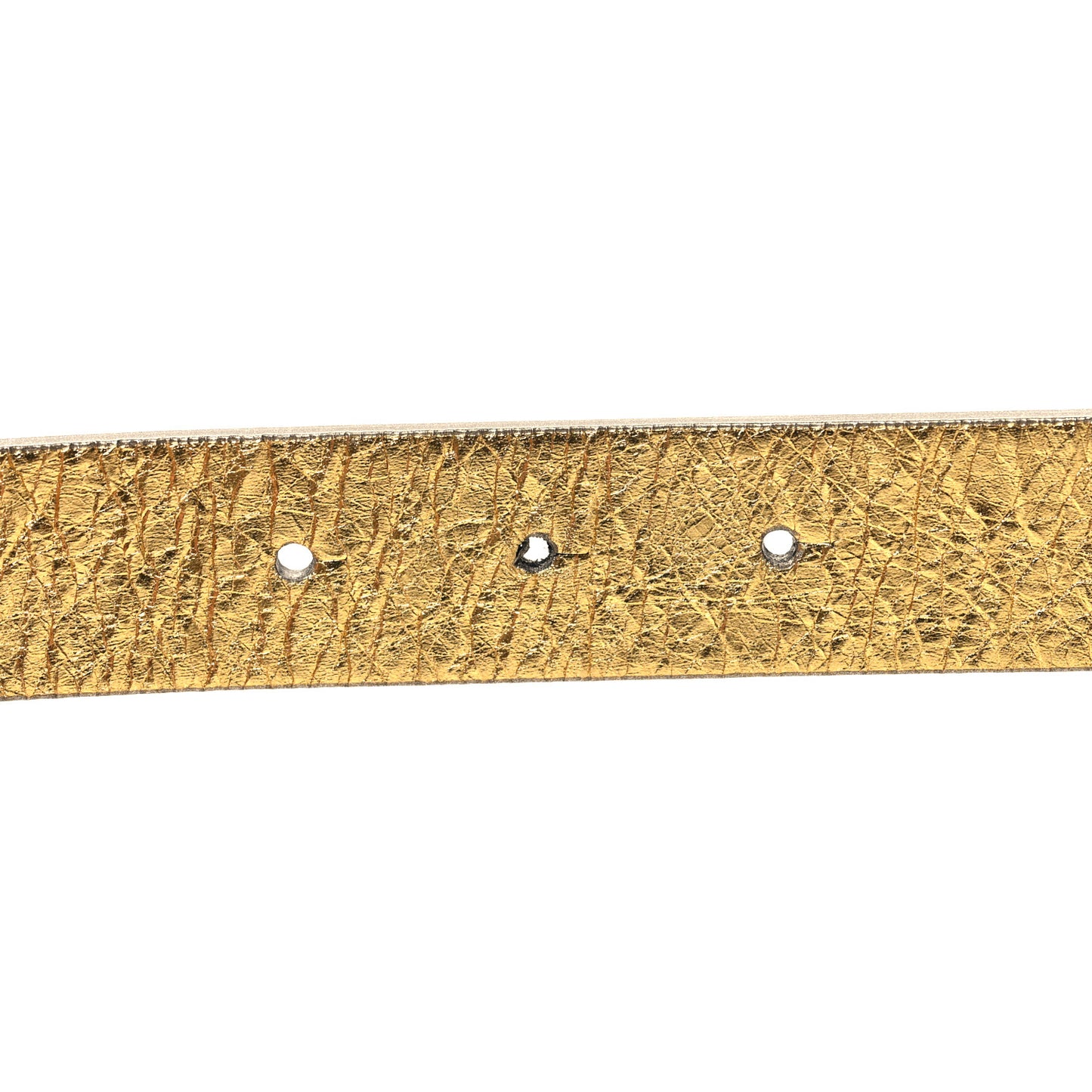 Metallic Calfskin Crystal Embellished CC Scarab Belt 70 28 Gold