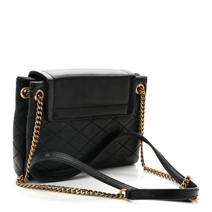 Saint Laurent Lambskin Quilted Monogram Mini Nolita Black 2 of 12