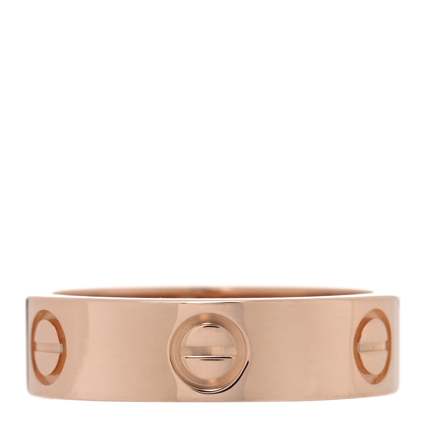 18K Pink Gold 5.5mm LOVE Ring 55 7.25