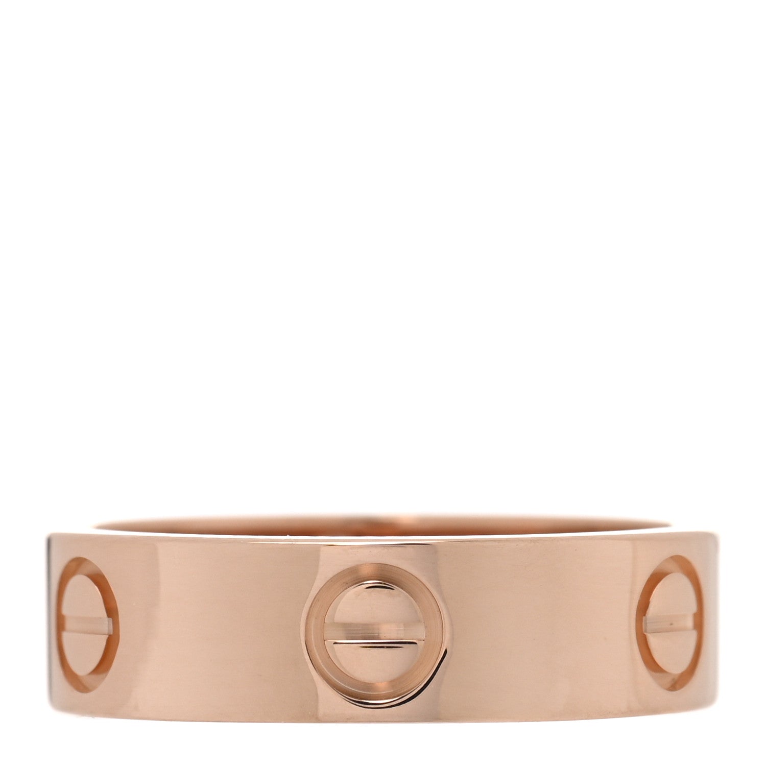 Cartier 18K Pink Gold 5.5mm LOVE Ring 55 7.25 1 of 5