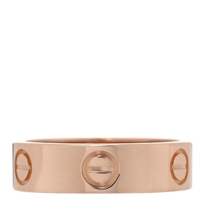 Cartier 18K Pink Gold 5.5mm LOVE Ring 55 7.25 1 of 5
