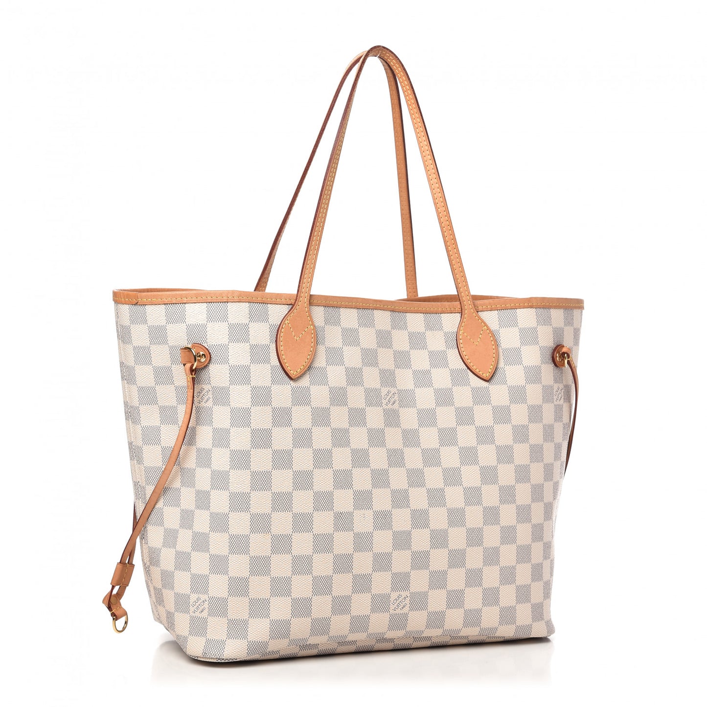 Damier Azur Neo Neverfull MM Rose Ballerine