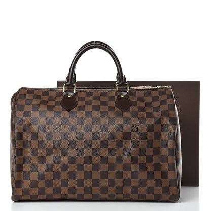 Louis Vuitton Damier Ebene Speedy 35 11 of 11