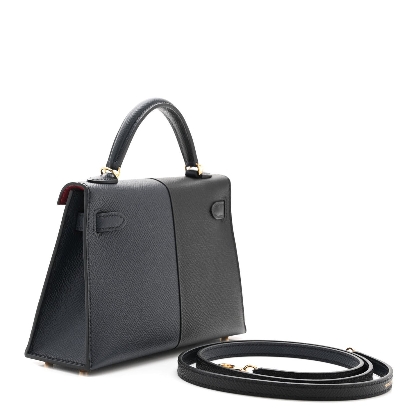 Epsom Casaque Mini Kelly Sellier 20 Black Bleu Indigo Rouge Grenat