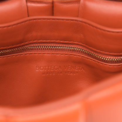 Bottega Veneta Lambskin Maxi Intreccio Padded Chain Cassette Crossbody Bag Maple 6 of 10