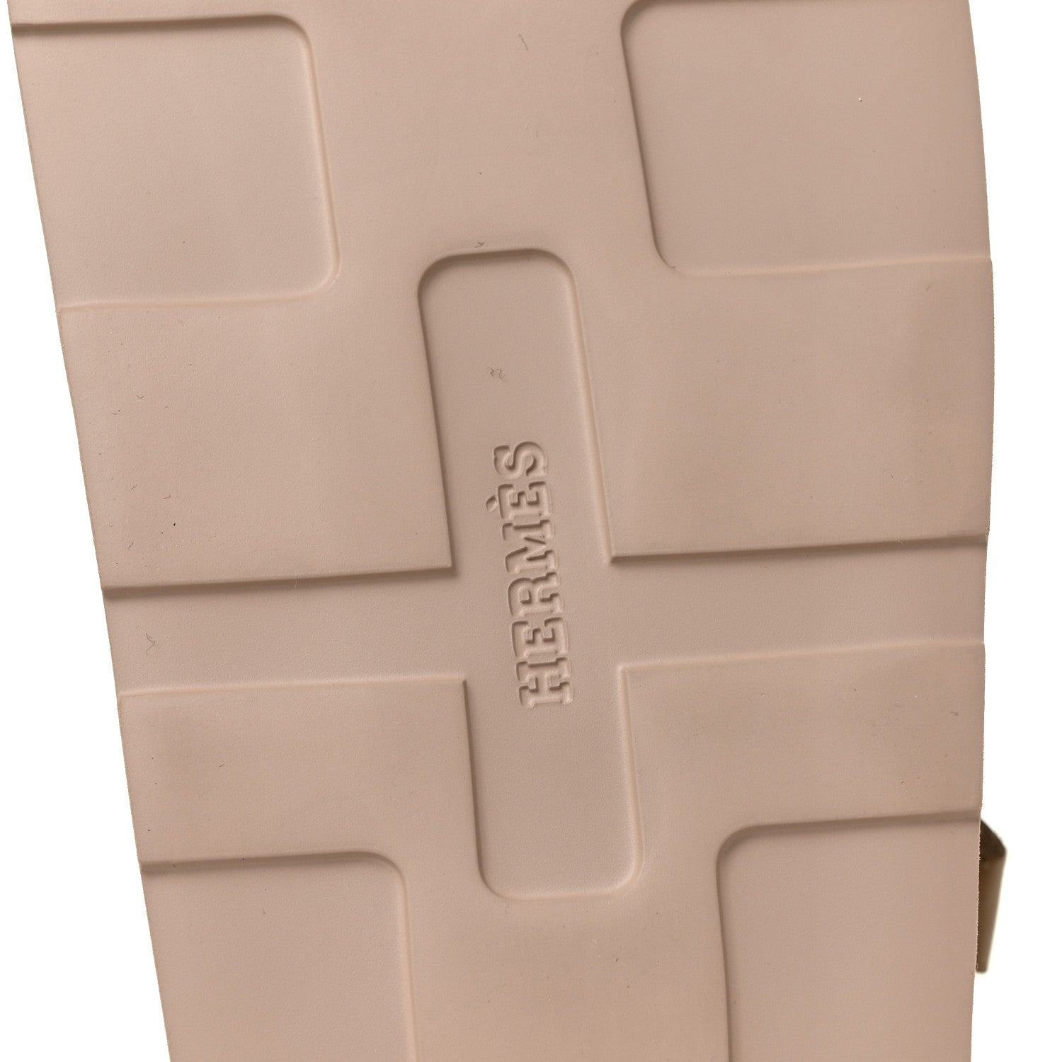 Hermes Calfskin Womens Enid Sandals 38 Argile 6 of 8