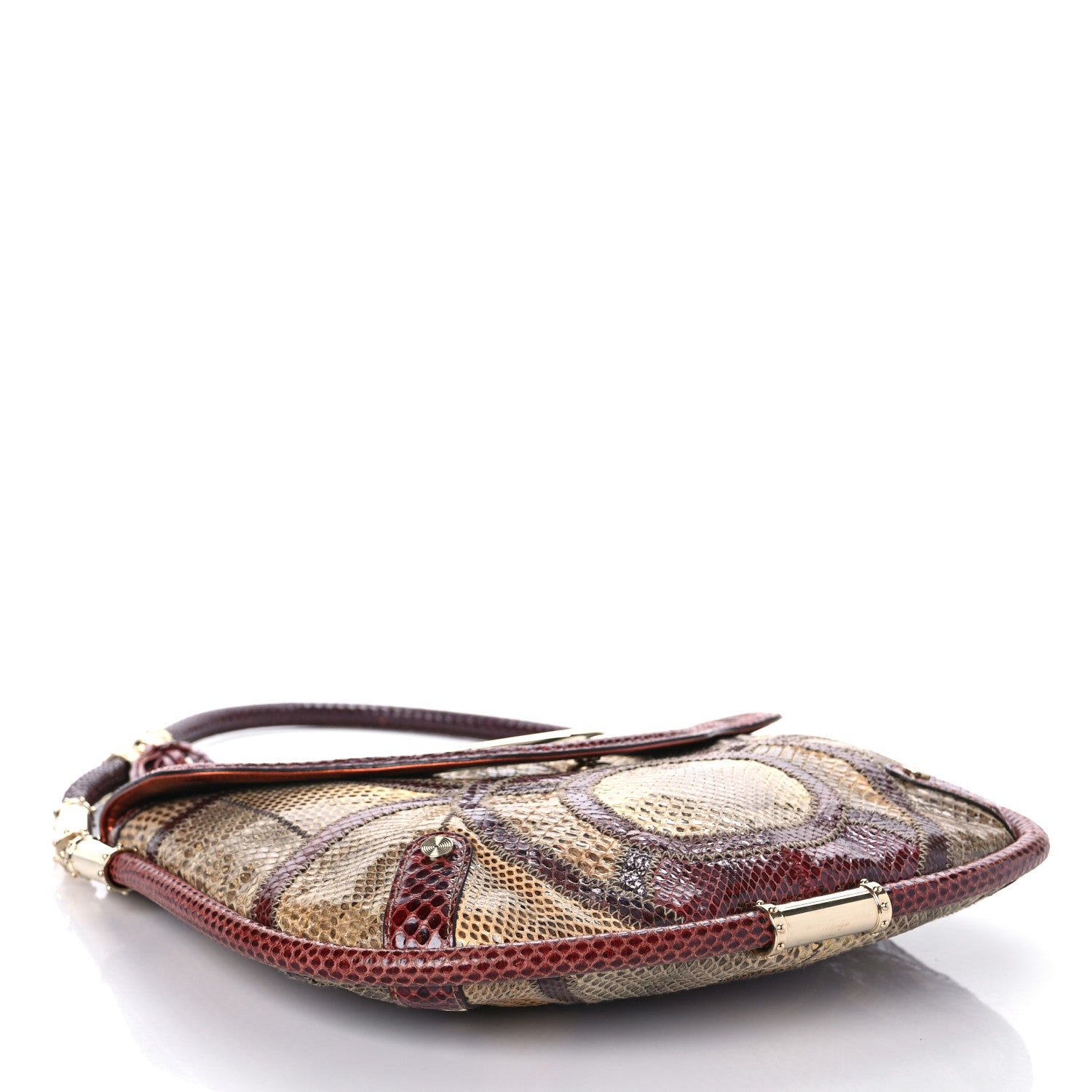 Gucci Exotic Patchwork Britt Medium Shoulder Bag 4 of 9
