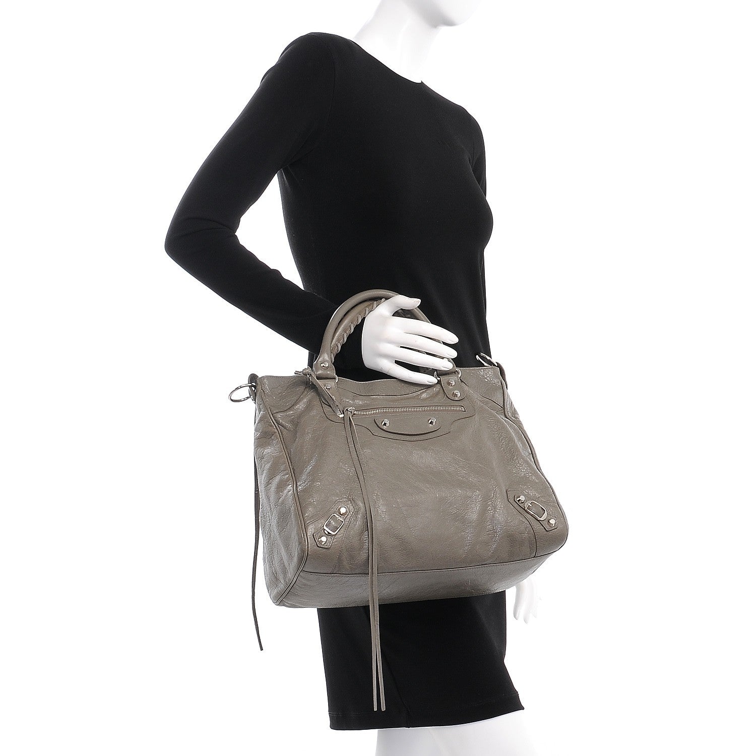Balenciaga Agneau Classic Hardware Velo Beige Liege 3 of 8