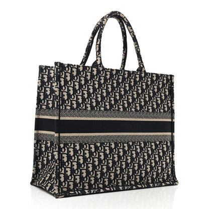 Christian Dior Oblique Large Book Tote Blue Multicolor 3 of 10