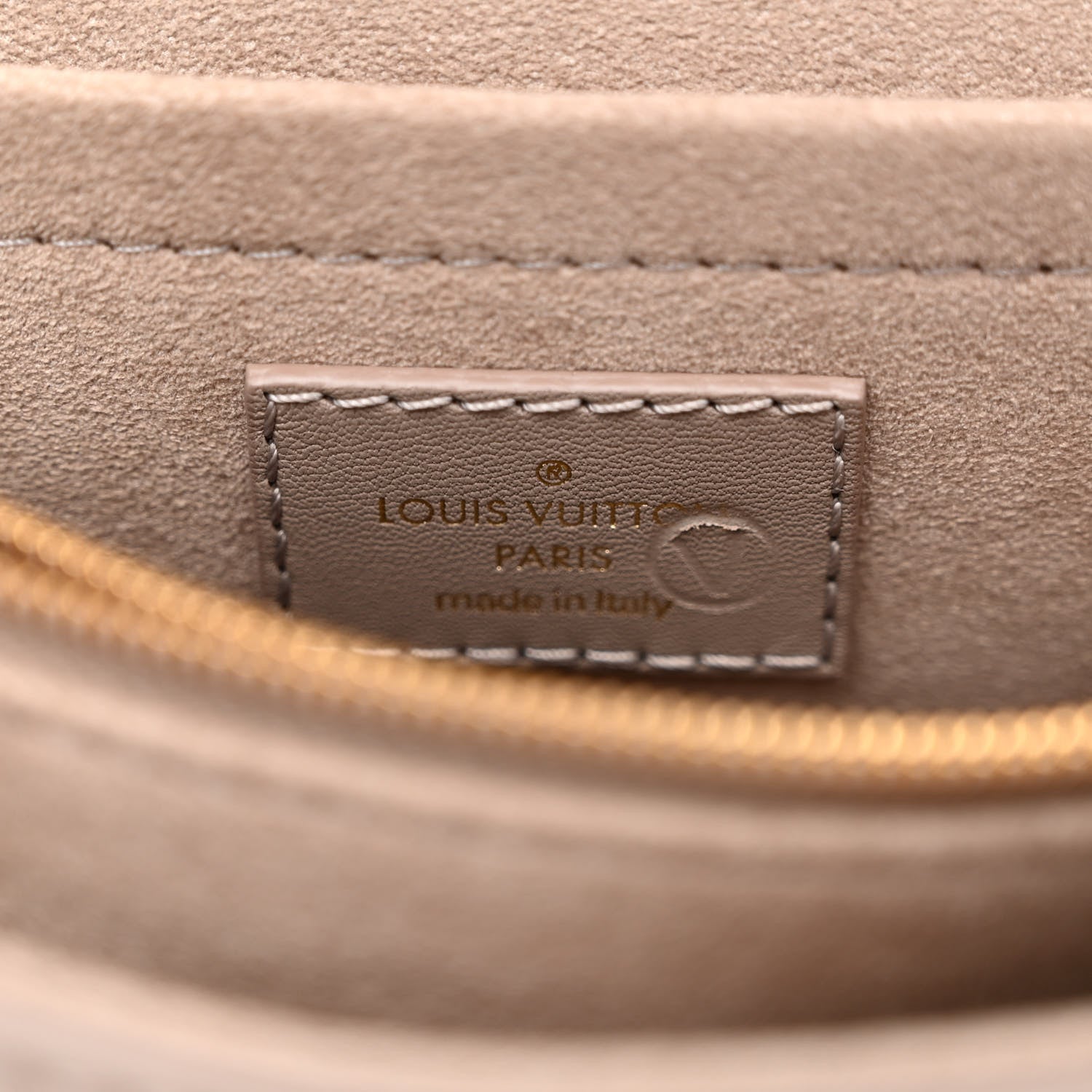 Louis Vuitton Calfskin LV New Wave Chain Bag Taupe 6 of 10