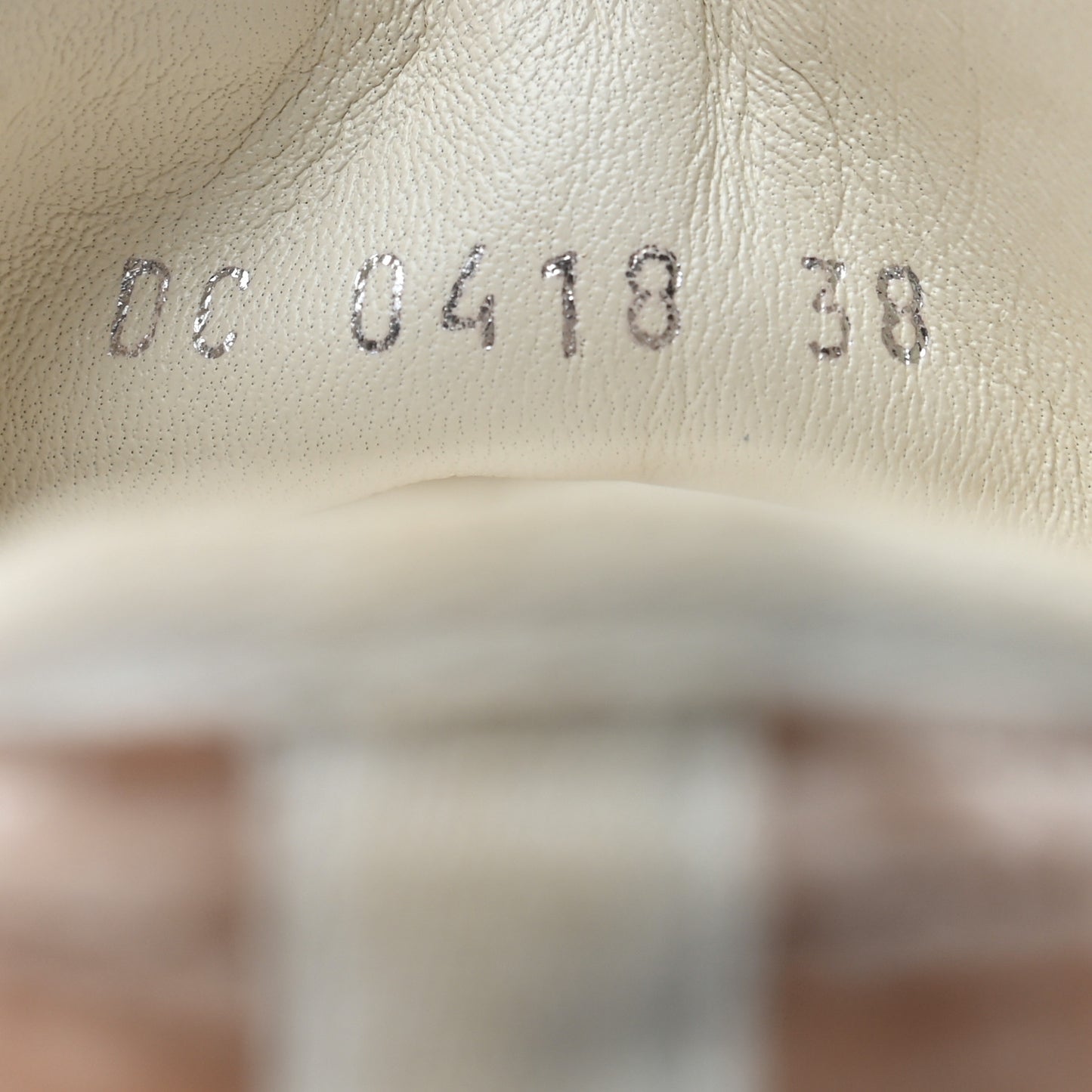 Velvet Walk'N'Dior Low Top Sneakers 38 Nude