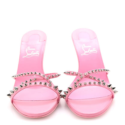 Christian Louboutin Kid Tatooska Spikes 85 Sandals 37.5 Calipso 3 of 9
