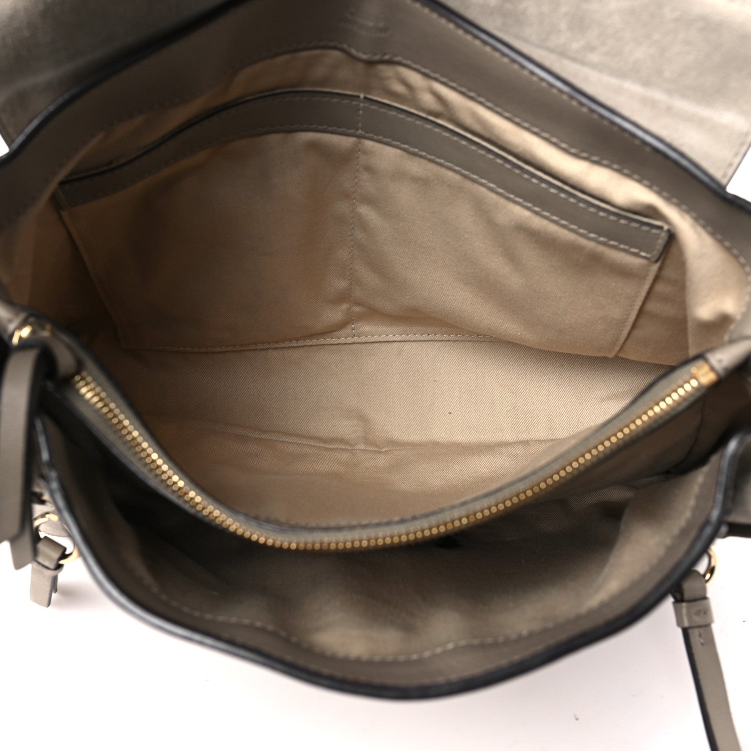 Chloe Calfskin Medium Faye Day Shoulder Bag Motty Grey 5 of 12