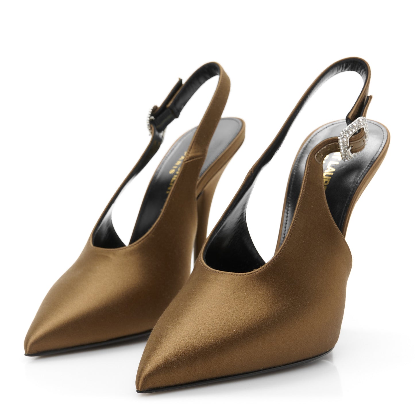 Silk Satin Yasmeen 115 Slingback Pumps 37 Alpen Mou