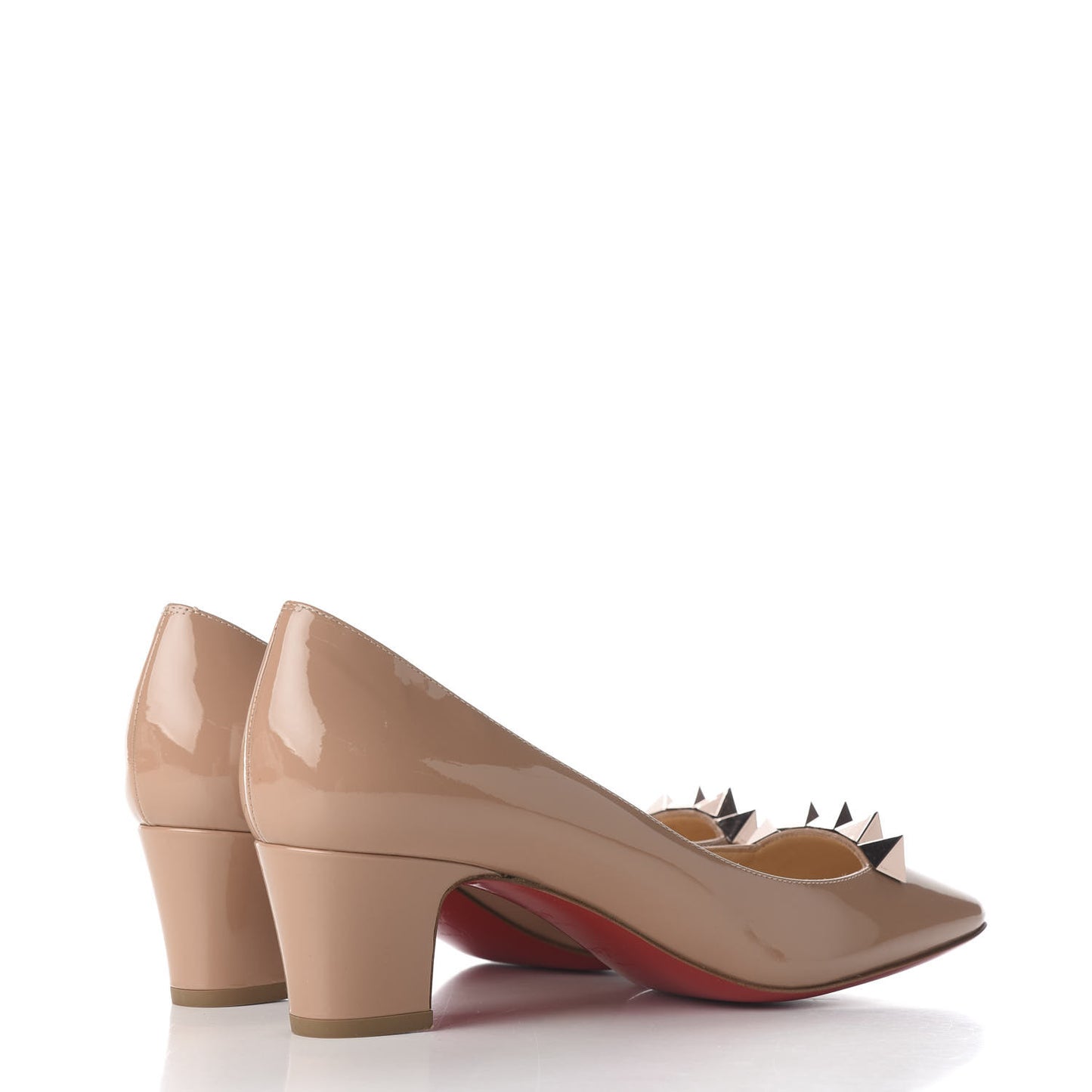 Patent Pyramidam 45 Pumps 40.5 Nude