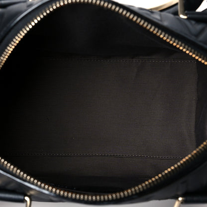 Louis Vuitton Calfskin Embossed Mini Cube Speedy Black 4 of 12