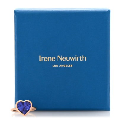Irene Neuwirth 18K Rose Gold Tanzanite One of a Kind Heart Bezel Ring 54 7 5 of 5