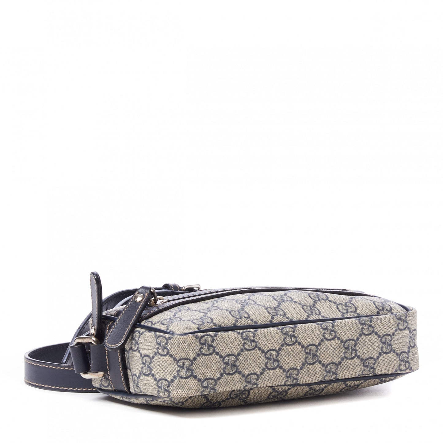GG Plus Monogram Small Shoulder Bag Navy